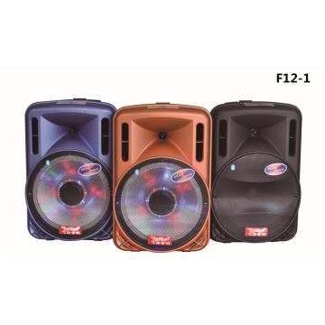 12 Inch Trolley Speaker Box with Big Power Bank Bluetooth FM F12-1